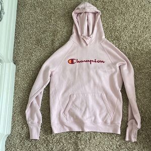 Champion pink hoodie!!
